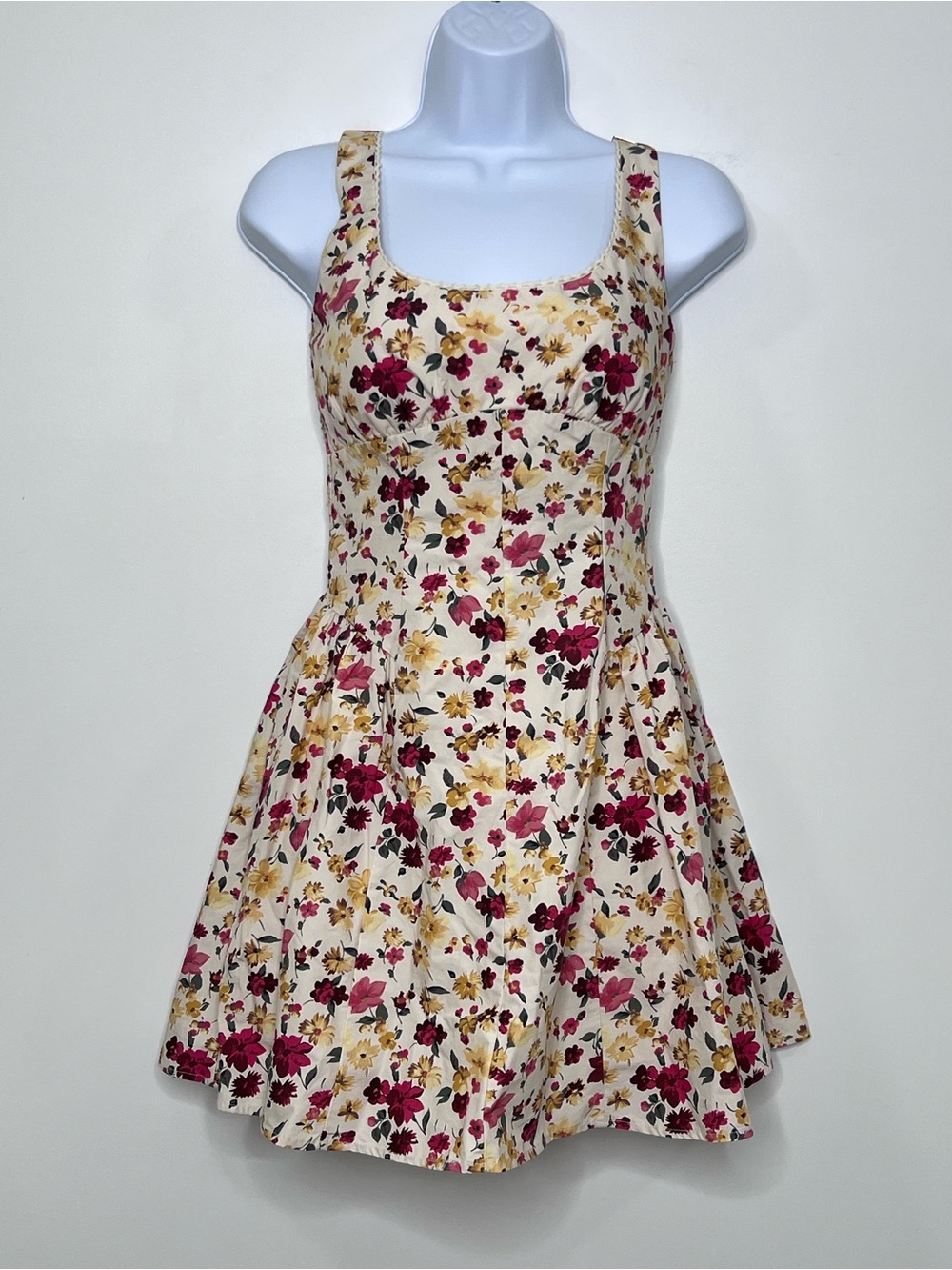 Abercrombie & Fitch Cream Mini Dress
